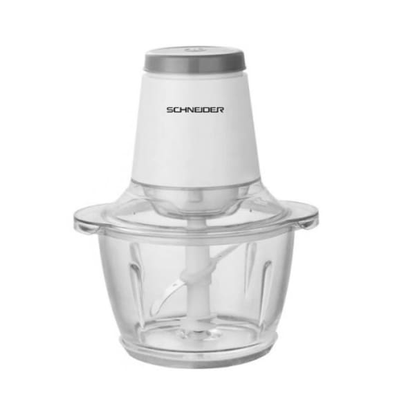 Mini Hachoir SCHNEIDER 400W 1.2L Bol en Verre Blanc (SCHMH400) Mini Hachoir SCHNEIDER 400W 1.2L Bol en Verre Blanc (SCHMH400)